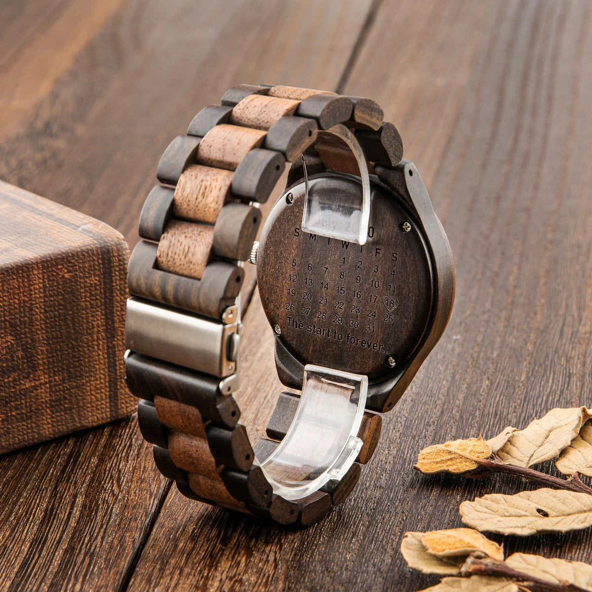 W127 Men's Wood Watch - Best Anniversary Gift for Men