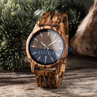 W200 Personalized Wooden Watch