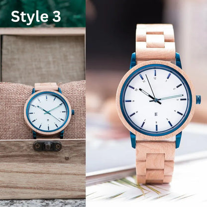 W304 Personalized Wooden Watch