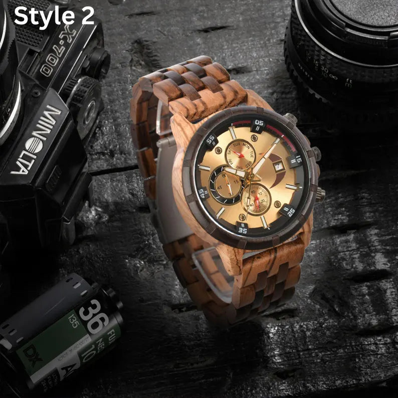 W279 Personalized Wooden Watch