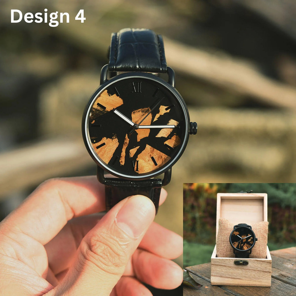 W293 Personalized Wooden Watch