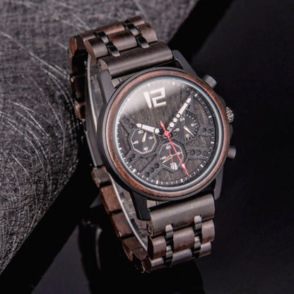 W324 Personalized Wooden Watch