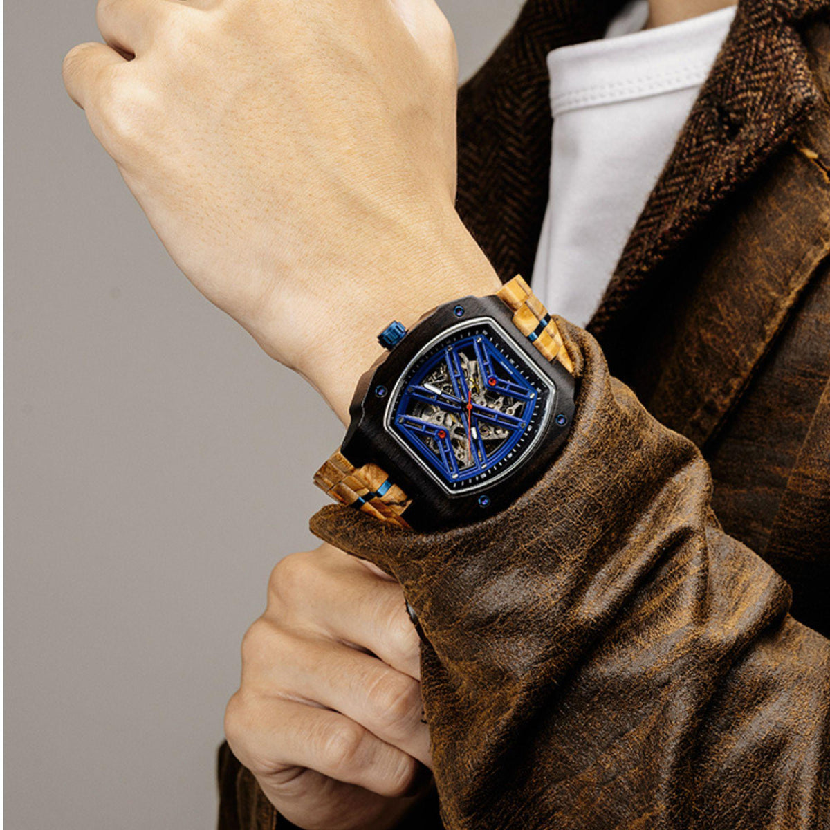 W305 Personalized Wooden Watch