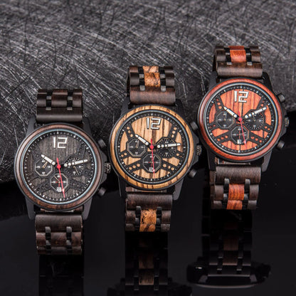 W324 Personalized Wooden Watch
