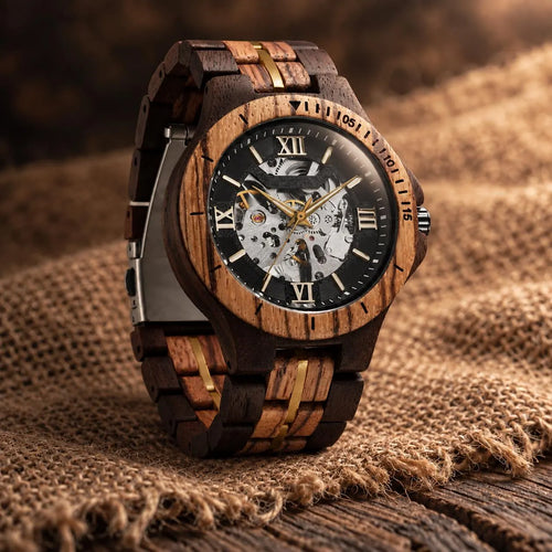 W411 Wooden Watch-Handcrafted Mechanical Watch