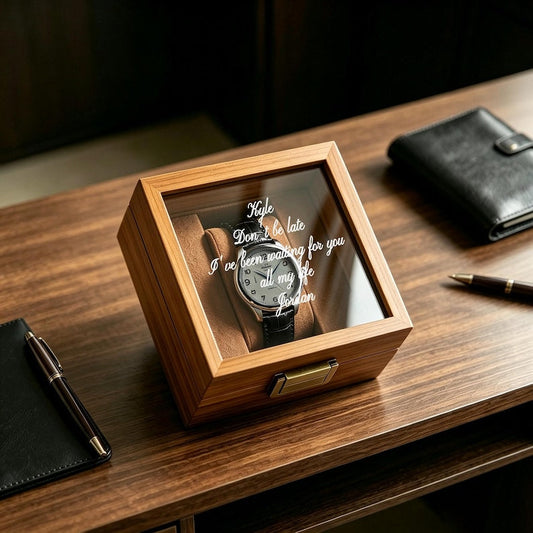 Custom Engraved Wooden Watch Box